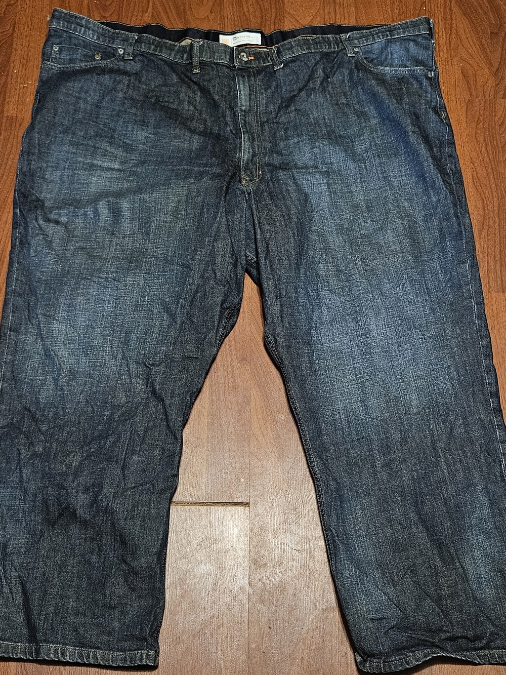 Lee Men's Dark Blue Relaxed Fit Jeans
